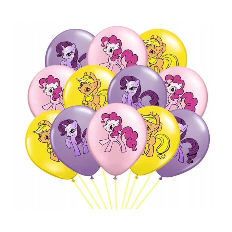 Balony z Nadrukiem - MY LITTLE PONY - 12szt