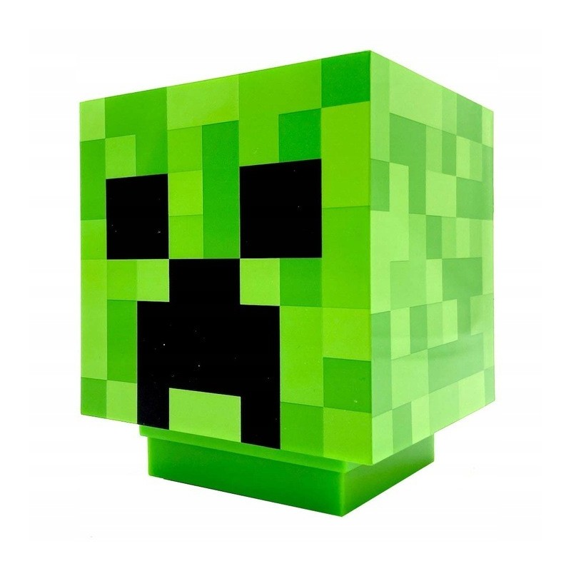 Lampka Minecraft Creeper 3d Z Dźwiękiem - 7,5 cm - Zielony