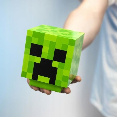 Lampka Minecraft Creeper 3d Z Dźwiękiem - 7,5 cm - Zielony