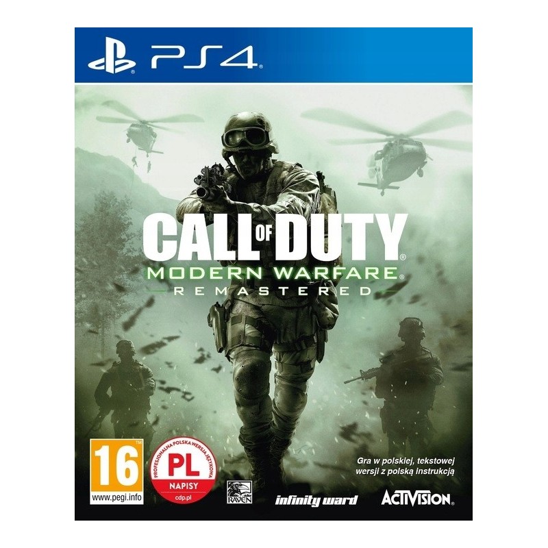 PS4 CALL OF DUTY MODERN WARFARE REMASTERED POLSKIE NAPISY