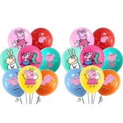 Balony z Nadrukiem SWINKA PEPPA 16szt
