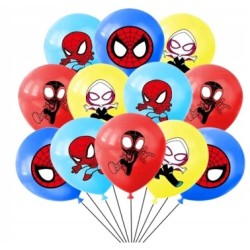 Balony z Nadrukiem SPIDERMAN 12szt