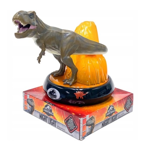 Lampka nocna 3D / 25 cm / Jurassic World / T-REX / nowa