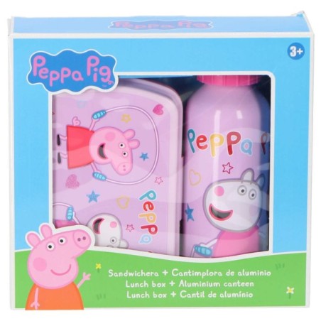 Zestaw Sniadaniowy Swinka Peppa Lunch box i butelka 500ml