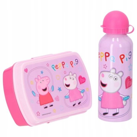 Zestaw Śniadaniowy Świnka Peppa Lunch box i butelka 500ml