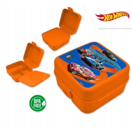 Lunch box / śniadaniówka / pojemnik z przegródkami / Hot Wheels / Licencja