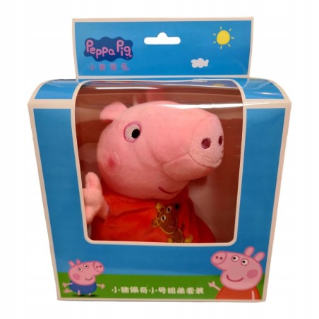 Zabawka Pluszowa Swinka Peppa 19 cm z zawieszka