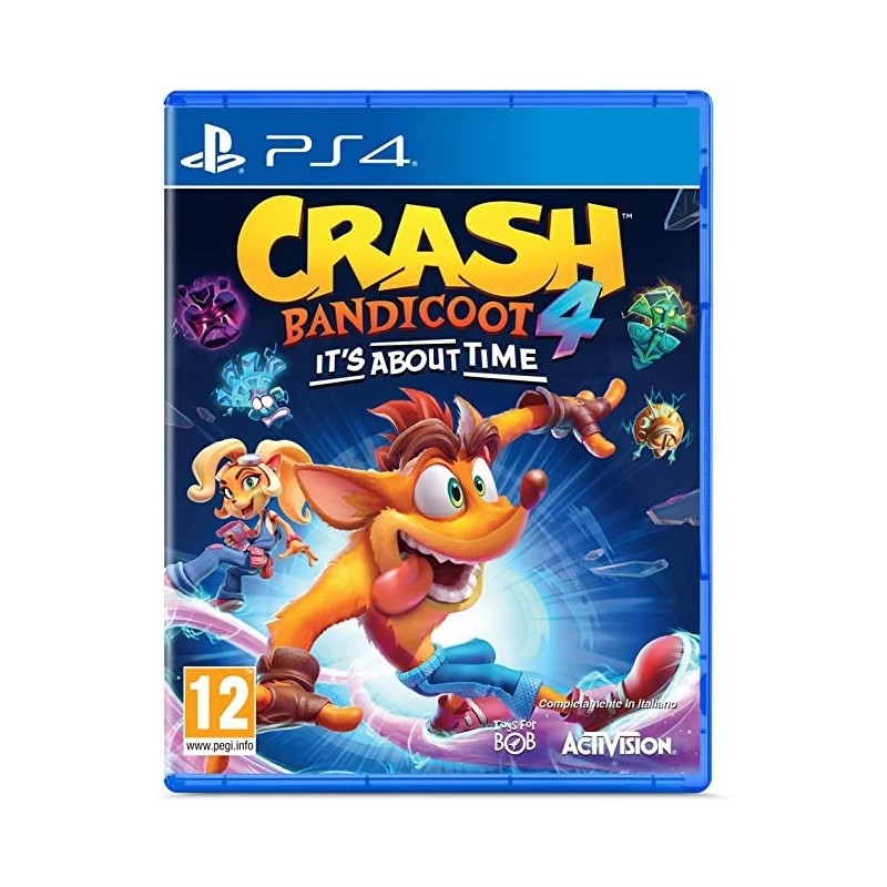 PS4 PS5 Crash Bandicoot 4 Its About Time / Nowa / Wersja Pudełkowa / PL napisy