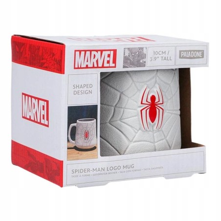 Kubek Ceramiczny SPIDER-MAN 450ml / Biały / Marvel / Pajęczyna / Nowy