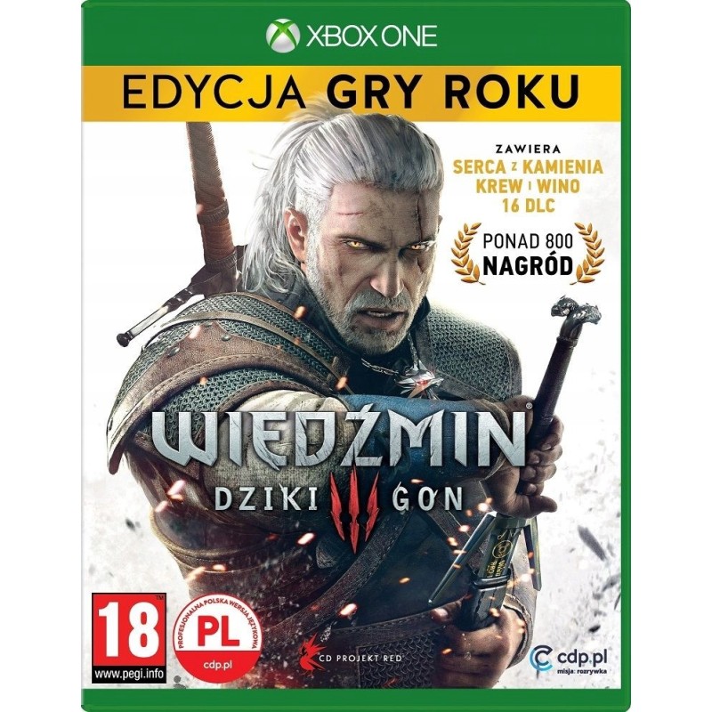 Xbox ONE Series X Wiedźmin 3 III DZIKI GON Edycja Roku