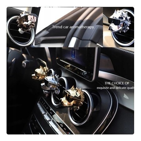 Dyfuzor Zapachu Do Samochodu Pitbull + Olejek zapachowy Bright Black