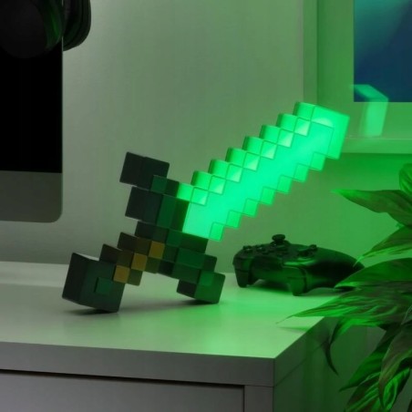 Diamentowy Miecz - Minecraft lampka 40cm