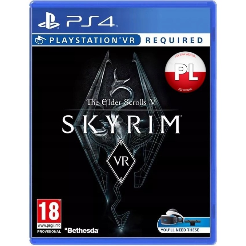 PS4 The Elder Scrolls V 5 Skyrim Playstation VR PL