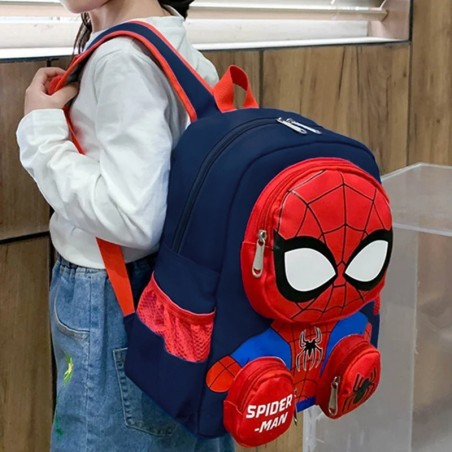 Plecak Spiderman dla ucznia Chłopca Szkolny Granatowy