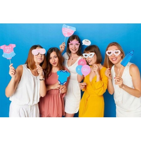 Baby Shower Zestaw Dekoracyjny Urodziny Dziecka Fotobudka Girl Dziewczynka