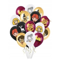 Zestaw Balonow Harry Potter Balon 9 szt Happy Birthday