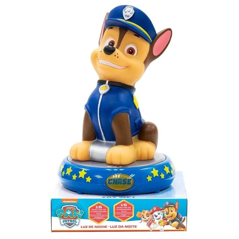 Lampka Nocna 3D / 25 CM / PSI PATROL / PAW PATROL / Chase / LIcencja