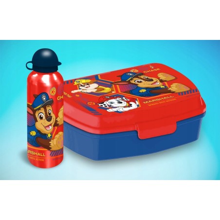 Zestaw butelka bidon 500 ml + lunch box / Psi Patrol Paw Patrol / Licencja