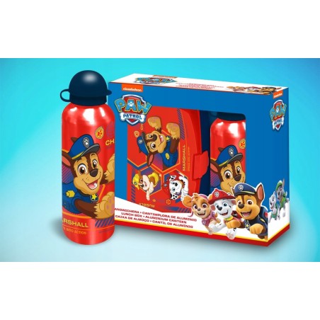 Zestaw butelka bidon 500 ml + lunch box / Psi Patrol Paw Patrol / Licencja