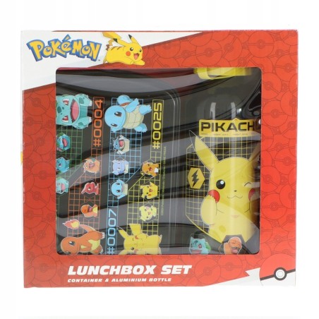 Zestaw butelka bidon 500 ml + lunch box / Pokemon Pikachu / Licencja