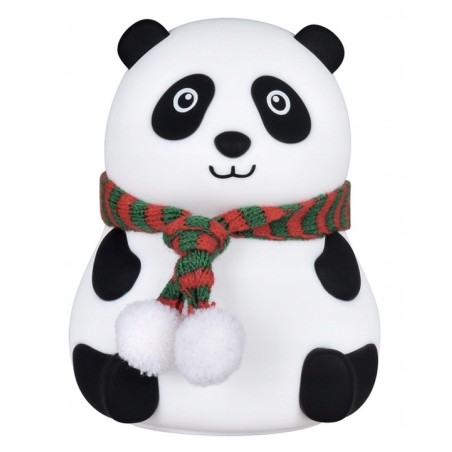Lampka Nocna Panda - Z Zamkniętymi Oczami Ledowa Zmienia Kolory