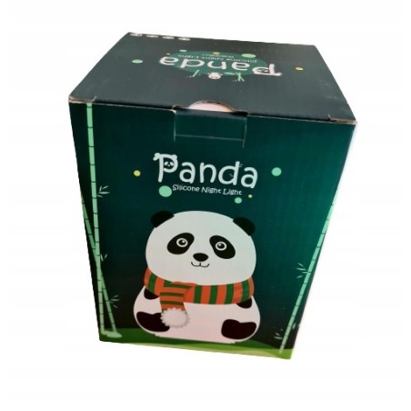Lampka Nocna Panda - Z Zamkniętymi Oczami Ledowa Zmienia Kolory
