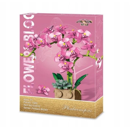 Klocki Konstrukcyjne Orchidea/ 1369 Elementów / Zapakowane w Ozdobny Karton