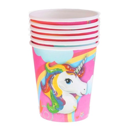 Kubeczki Papierowe JEDNOROŻEC - 10szt