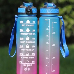 Bidon Motywacyjny 1000 ml Sportowy 1L / Butelka na Wode / Podzialka+ 2