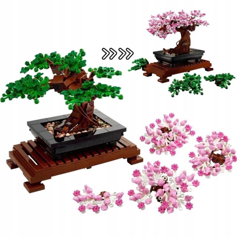 Klocki Drzewko Bonsai Creator 878 elementów