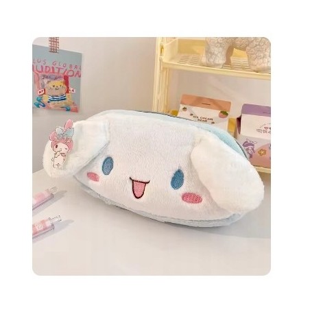Piórnik Pluszowy Szkolny Jednokomorowy Cinnamoroll