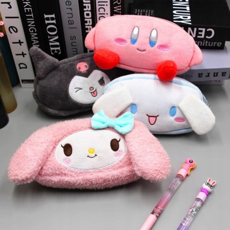Piórnik Pluszowy Szkolny Jednokomorowy Cinnamoroll