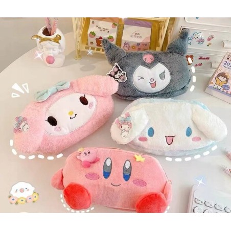 Piórnik Pluszowy Szkolny Jednokomorowy Hello Kitty