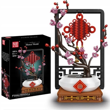Klocki Konstrukcyjne Kwiat Mould King Flower World Plum Chinese Knot