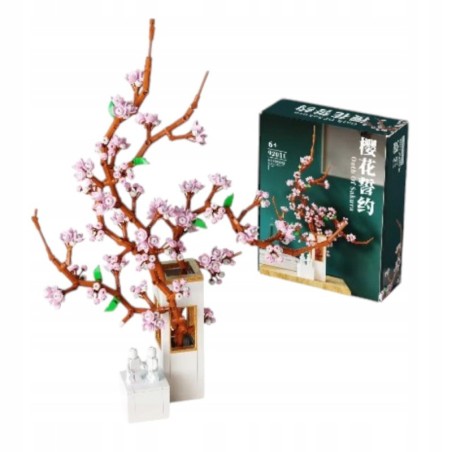 Klocki Konstrukcyjne Kwiat Wisni Sakura 747 el.