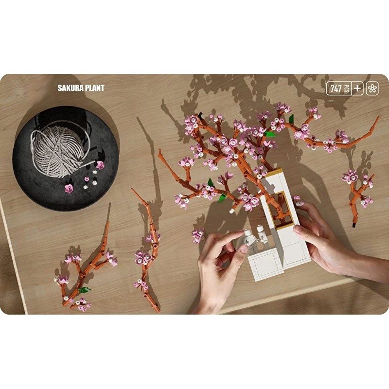 Klocki Konstrukcyjne Kwiat Wisni Sakura 747 el.