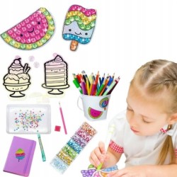 Diamentowe obrazki / naklejki dla dzieci / rekodzielo artystyczne / 2