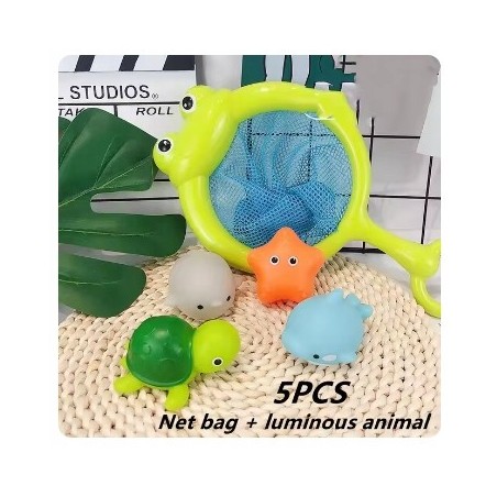 Zabawki do kąpieli LED dla niemowląt - Kolorowe wodoodporne lampki do wanny