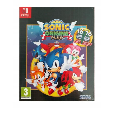 Sonic Origins Plus / Nintendo Switch / Nowa w Folii / Artbook / 16 gier w 1