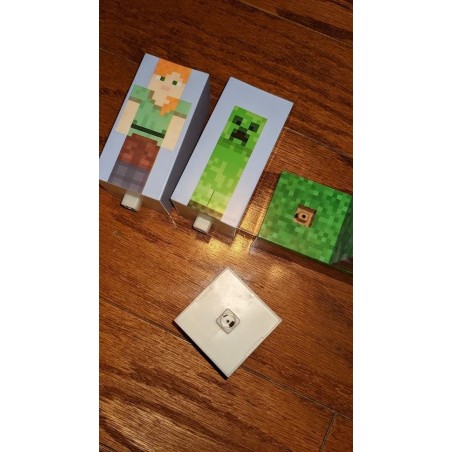 Lampka Minecraft Block Building Light Bloki Edycja Postacie