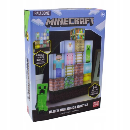 Lampka Minecraft Block Building Light Bloki Edycja Postacie
