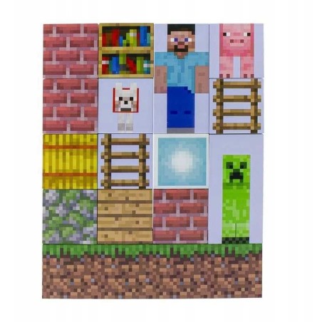 Lampka Minecraft Block Building Light Bloki Edycja Postacie