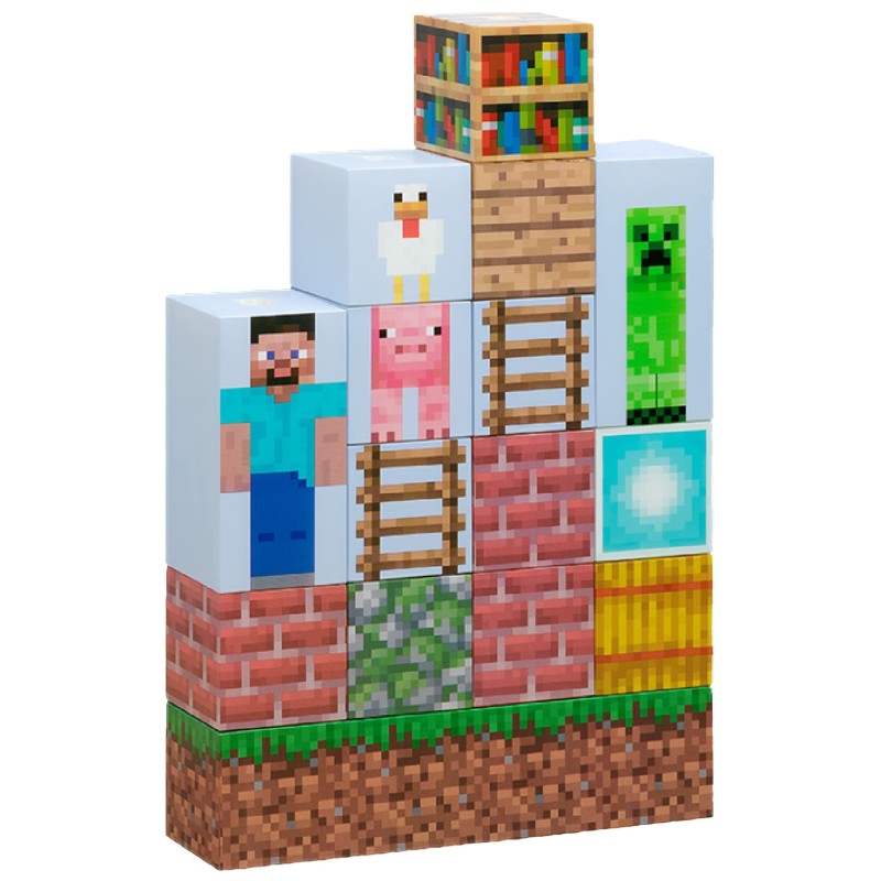 Lampka Minecraft Block Building Light Bloki Edycja Postacie