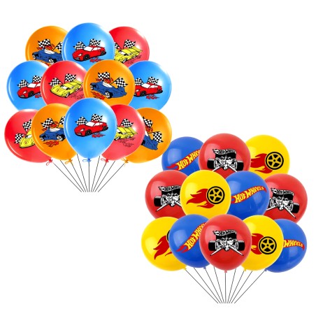 Zestaw urodzinowy HOT WHEELS Girlanda + balony