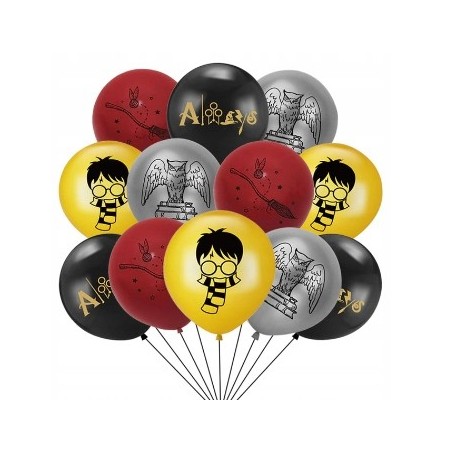 Balony z Nadrukiem HARRY POTTER 12szt