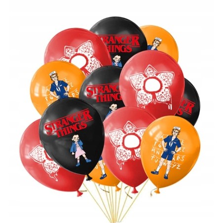 Balony z Nadrukiem STRANGER THINGS 12szt