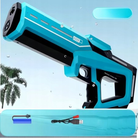 Pistolet na Wodę Elektryczny Automatyczny Wysokociśnieniowy czerwony