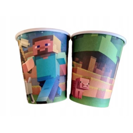 Kubeczki Papierowe MINECRAFT 10szt