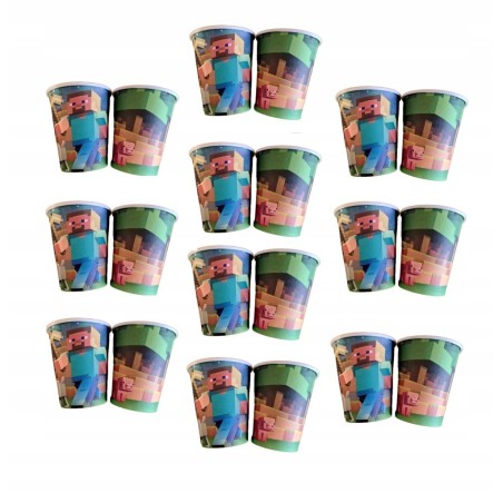 Kubeczki Papierowe MINECRAFT - 10szt