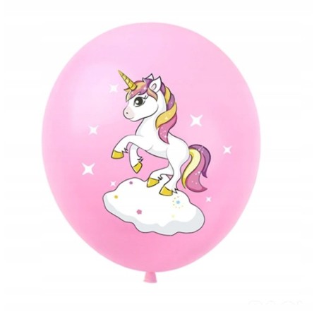 Balony z Nadrukiem - JEDNOROŻEC - 40szt
